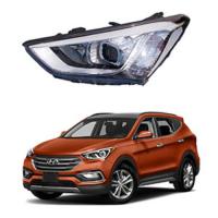 Стекло фары Hyundai Santa Fe 3 DM 2012-2016 Euro левое