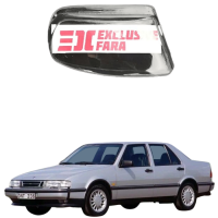 Стекло фары Saab 9000 1993-1998 правое
