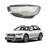 Стекло фары Audi A6 C7 (2011-2014) дорестайлинг, Allroad (2012-2014) левое