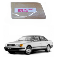 Стекло фары Audi 100/45 90-94 с рифлением на дальний свет г. правое