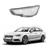 Стекло фары Audi A4 B9, Allroad A4 B9 2015-н.в левое