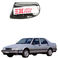 Стекло фары Saab 9000 1993-1998 левое