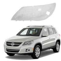 Стекло фары Volkswagen Tiguan 2007-2011 левое.