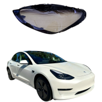 Стекла фар Tesla model 3 2019-2022г левое
