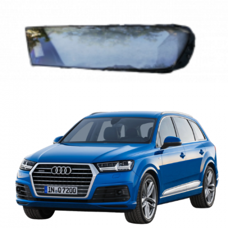 Стекло фары Audi Q7 4L 2015-2020 левое