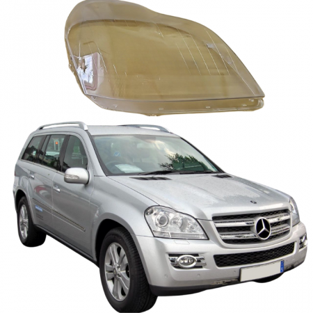 Стекло фары  Mercedes GL X164 2006-12г правое
