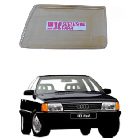 Стекло фары Audi 100 c3 82-91 г. Левое