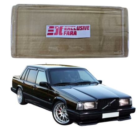 Стекла фары Volvo 740 левое