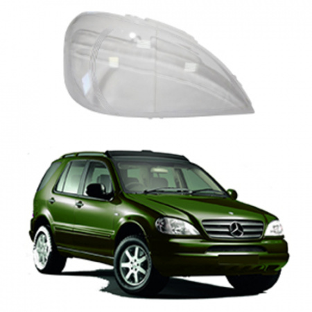 Стекло фары Mercedes ML class W163 2001–2005 Рестайлинг правое