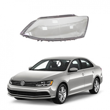 Стекло фары Volkswagen Jetta 6 2010-2017 левое.