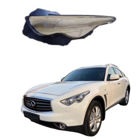 Стекло фары Infiniti QX70 S51 2013-21г левое
