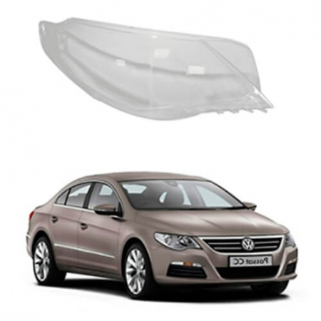 Стекло фары Volkswagen Passat CC (357) (2008-2011) правое. Дорестайлинг