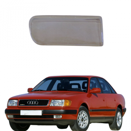 Стекло  фары . Audi 100 противотуманки левое