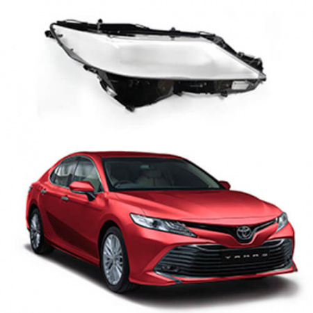 "Стекло фары Toyota Camry 8 XV70 дорестайлинг 2017-23г правое