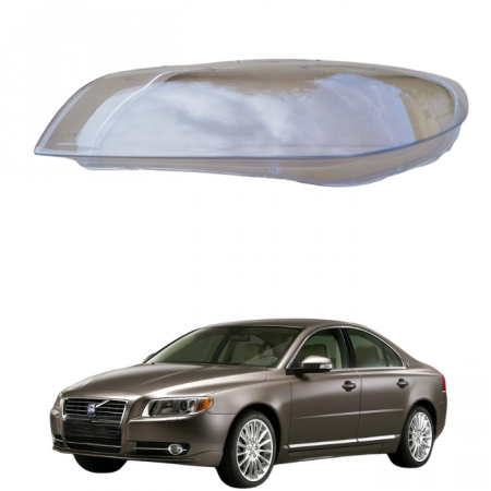 Стекло фары Volvo S 80 2006-2016г  левое