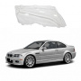 Стекло фары BMW 3 E46 2002-2006 рестайлинг левое.