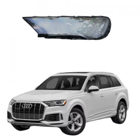 Стекло фары Аudi Q7 R  21-23г левое