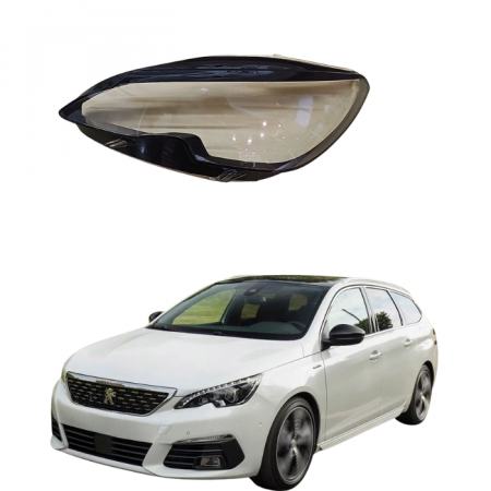 Стекло фары Peugeot 308 2014-2021г левое