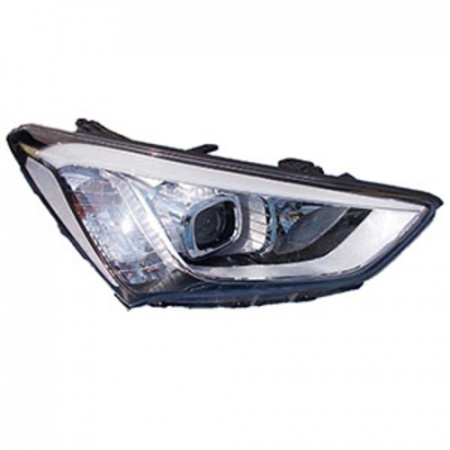 Стекло фары Hyundai Santa Fe 3 DM 2012-2016 Euro правое
