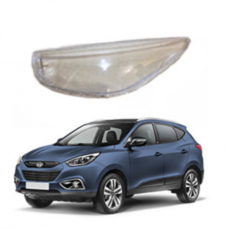 Стекло фары Hyundai IX-35 2013-2015 Рестайлинг левое