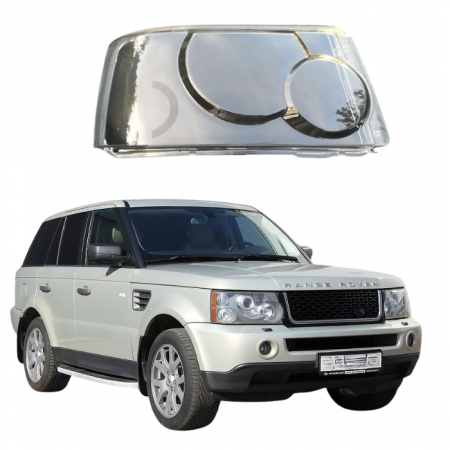 Стекла фар Lend Rover Sport 1 2006-09 правое
