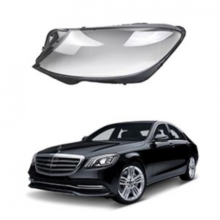 Стекло фары Mercedes S-class W222 2017-н.в. Рестайл левое