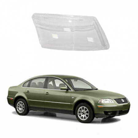 Стекло фары Volkswagen Passat B5 (1996-00) правое. Дорестайлинг-Галоген