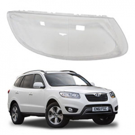 Стекло фары Hyundai Santa Fe 2 CM 2006-2012 правое