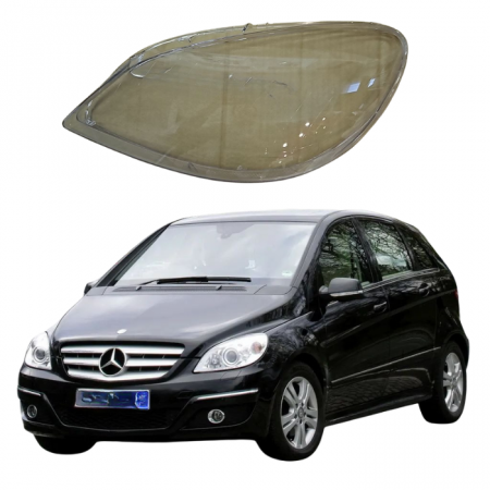 Стекло фары  Mercedes-Benz B-class B180 B200 2009-2011г левое