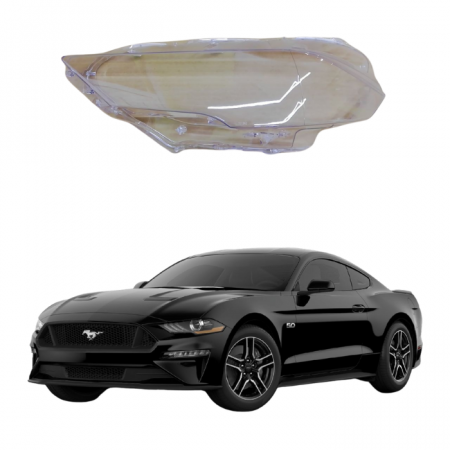 Стекло фары Ford Mustang 2017-20г левое