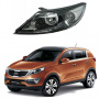 Стекло фары KIA Sportage 3 (SL) 2010-2015 левое