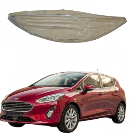 Стекло фары Ford Fiesta 6 2008-2012 год.левое