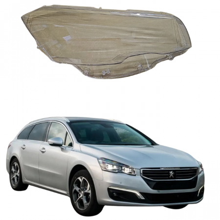 Стекло фары Peugeot 508 2014-2018г правое
