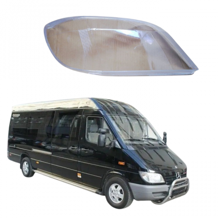 Стекло фары Mercedes Sprinter W901 2000-2006г. правое