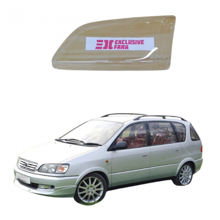 Стекло фары Toyota Picnic 96-2001г левое