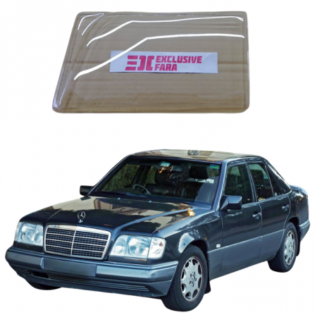 Стекло фары Mercedes e-class w124 84-97г левое