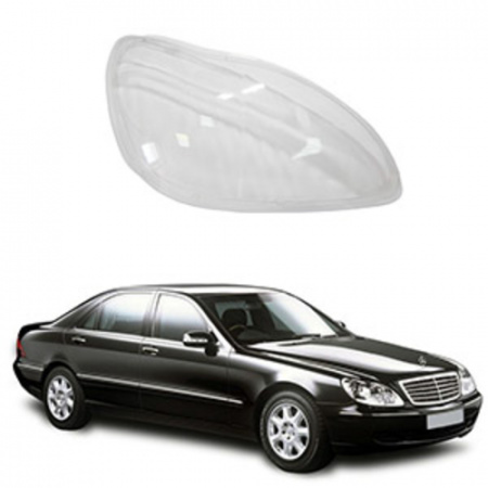 Стекло фары Mercedes S-CLASS W220 (2002-2005) правое. Рестайлин