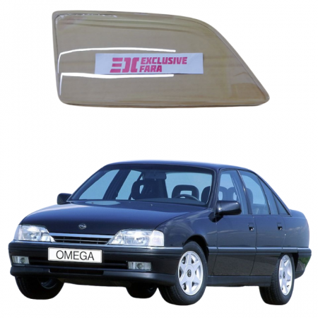 Стекло фары Opel omega правое