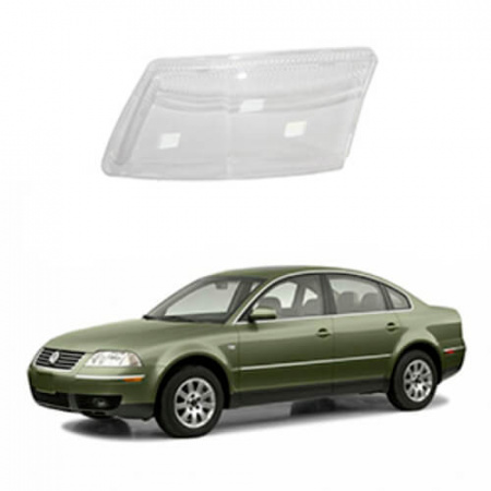 Стекло фары Volkswagen Passat B5 (1996-00) левое. Дорестайлинг-Галоген