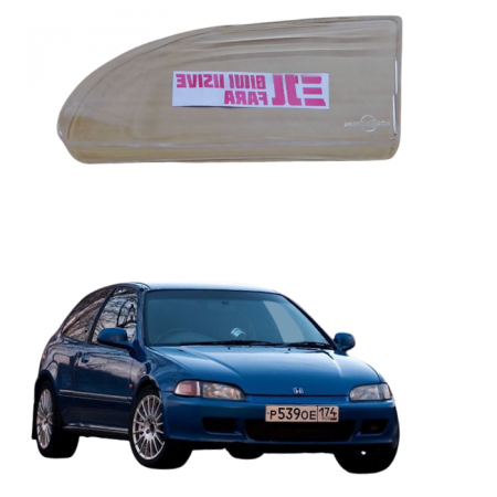 Стекло фары Honda civic 5 левое