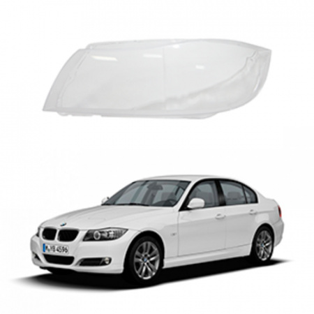 Стекло фары BMW 3 E90-E91 (2005-2012) левое. Галоген