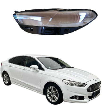 Стекло фары Ford Fusion  2014-2016г левое