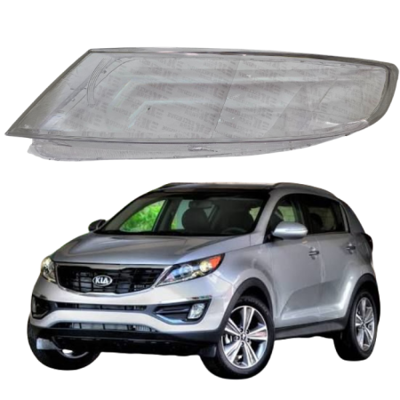 Стекло фары Kia Sportage 3 2015-16г. левое