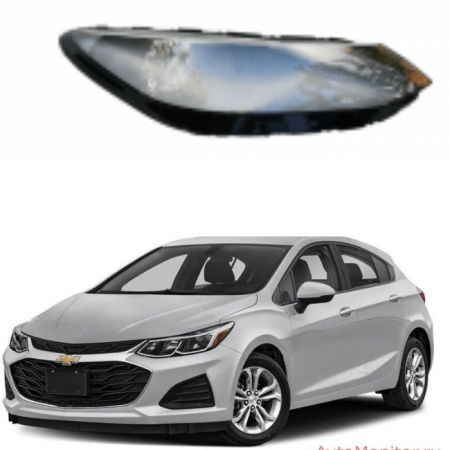 Стекло фары Chevrolet Cruze 2016-2019 правое