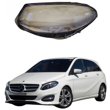 Стекло фары Mercedes-Benz B-class W246 T246 2016-2019 левое