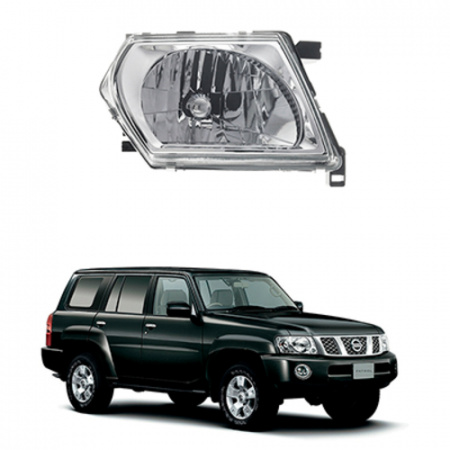 Стекло фары Nissan Patrol GR2 (y61) правое