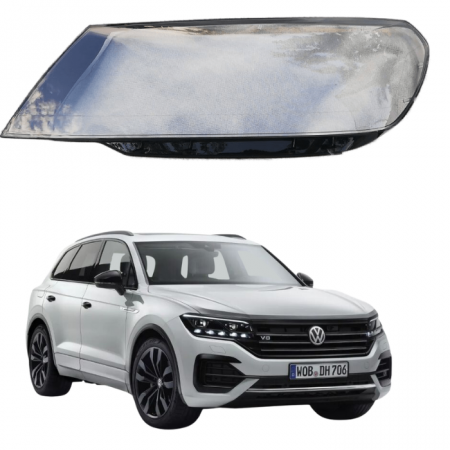 Стекло фары volkswagen touareg 2015-2019 левое