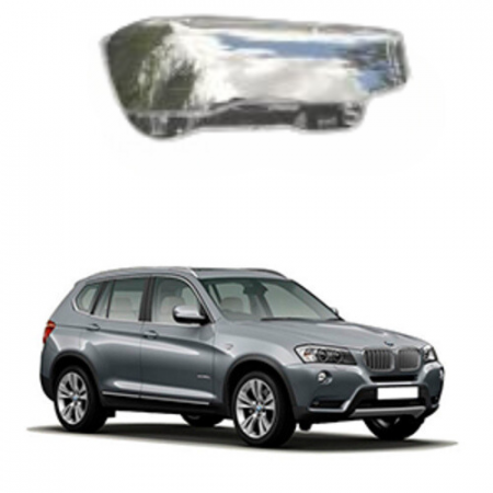 Стекло фары BMW X3 F25, X4 F26 2014-2018 Рестайлинг правое