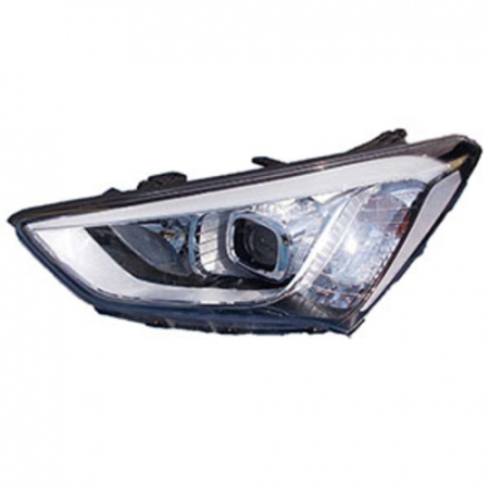 Стекло фары Hyundai Santa Fe 3 DM 2012-2016 Euro левое