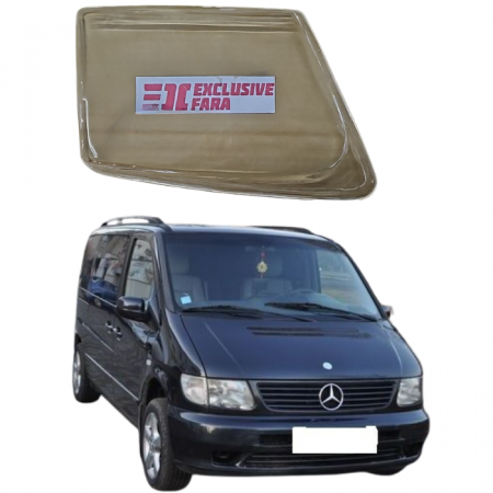 Стекло фары Mercedes vito грузовой 96-03 г. правое